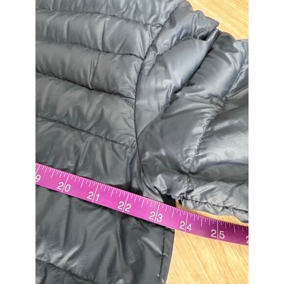 Patagonia Women's Recycled Down Sweater Parka Coat in Blue, Size Large - Picture 8 of 9